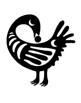 An image of sankofa with a white background